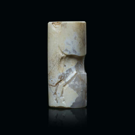 A GRECO-PERSIAN CALCIFIED CHALCEDONY CYLINDER SEAL WITH A GOAT - photo 4
