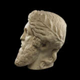 A ROMAN MARBLE HEAD OF BACCHUS - фото 4
