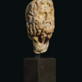 A ROMAN MARBLE HEAD OF ZEUS SERAPIS - photo 2