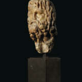 A ROMAN MARBLE HEAD OF ZEUS SERAPIS - photo 3
