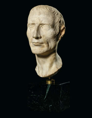 A ROMAN MARBLE PORTRAIT HEAD OF A MAN - Foto 3