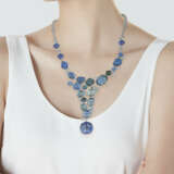 CARTIER COLORED SAPPHIRE, SAPPHIRE AND DIAMOND `SUCETTE` NECKLACE - photo 2