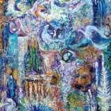 Попурри на тему музыки Кейко Мацуи Холст на подрамнике Акриловые краски Абстрактный экспрессионизм Молдавия 2022 г. - фото 1