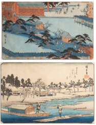 UTAGAWA HIROSHIGE I, ZWEI UKIYO-E