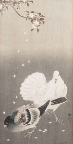 OHARA KOSON, TAUBEN UNTER KIRSCHBLÜTEN - photo 1