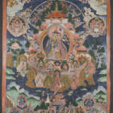 EIN THANGKA DES TARA MANDALA UND EIN THANGKA DES PADMASAMBHAVA - photo 3