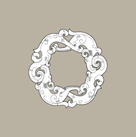A WHITE JADE ‘DOUBLE PHOENIX’ RING, HUAN - photo 2