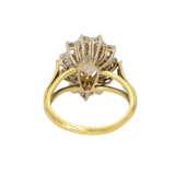 Ring mit Diamanttropfen von ca. 1,9 ct, - фото 3