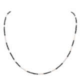 Set Kette und Armband aus schwarzen Diamanten, - фото 2