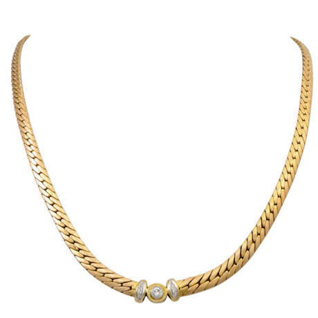 Collier mit Brillant ca. 0,20 ct, - фото 1