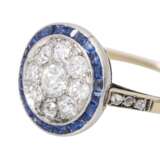 Ring mit Altschliffdiamanten zus. ca. 0,4 ct, - photo 3