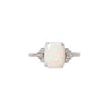 Art Déco Ring mit weißem Opal - photo 2