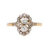 Zierlicher Jugendstil Ring mit Diamanten - Foto 2
