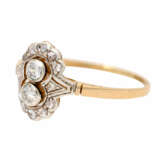 Zierlicher Jugendstil Ring mit Diamanten - Foto 3