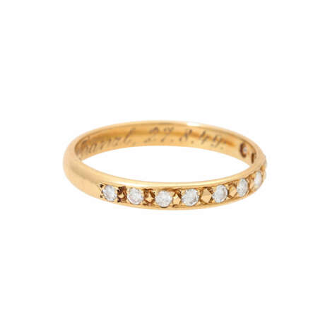 Halbmemoire Ring mit Brillanten - photo 1