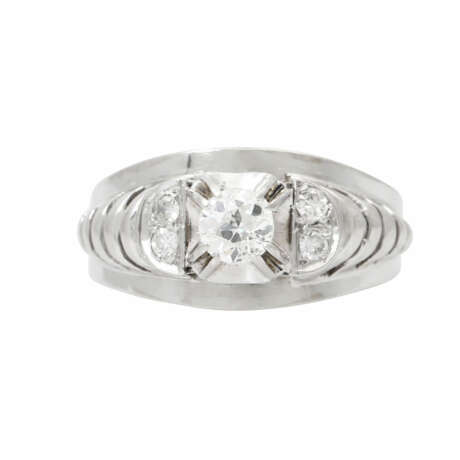 Ring mit Altschliffdiamant 0,35 ct, - photo 2