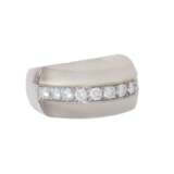 Ring mit Brillanten zus. ca. 1,2 ct, - фото 1