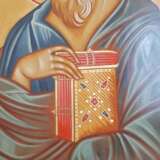 Icon of John the Evangelist Blattgold Byzantine technique iconography Christliche Kunst Russia Moscow 2018 - Foto 3