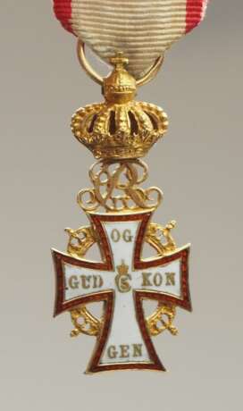 Dänemark : Dannebrog-Orden, 5. Modell (Christian IX. - 1863-1906), Miniatur. - Foto 1