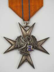 Estland : Orden vom Adlerkreuz, 1. Modell (1928-1940), Silbernes Kreuz.