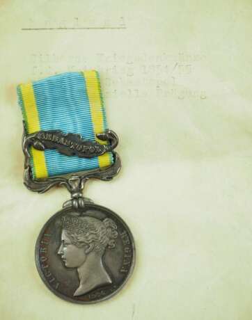 Großbritannien : Krim-Kriegs-Medaille, mit Spange SEWASTOPOL. - photo 2