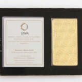 1 Goldbarren - 100g GOLDbarren, geprägt, Hersteller Heimerle + Meule - photo 2