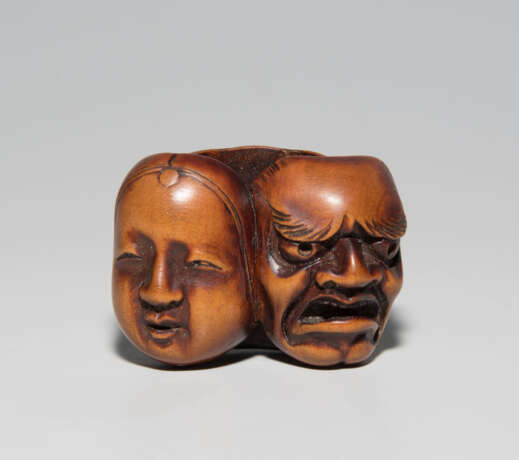 Holz-Manjû-Netsuke - Foto 2