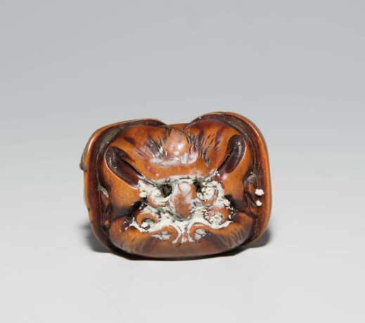 Holz-Manjû-Netsuke - Foto 4