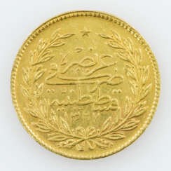 Ägypten/Gold - 500 Piaster 1917/1918, Muhammad V.