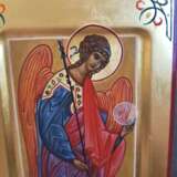 Ikone „icon Archangel Michael“, Blattgold, Byzantine technique, byzantine art, Orthodox icons, Russia Moscow, 2021 - Foto 2