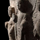 Seltene Stele des Buddha Shakyamuni aus Kalkstein - photo 5
