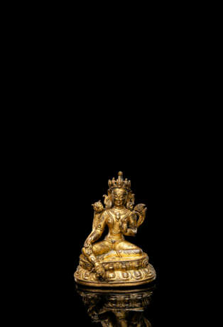 Feuervergoldete Bronze der Syamatara - фото 1