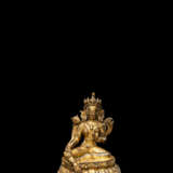 Feuervergoldete Bronze der Syamatara - photo 1