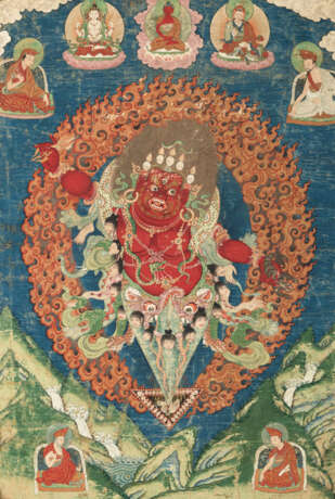 Guru Drag dmar, eine zornvolle Emanation des Padmasambhava - Foto 1