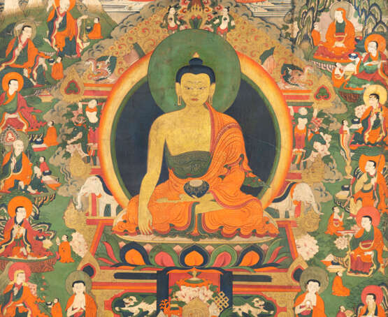 Thangka des Buddha Shakyamuni - Foto 3