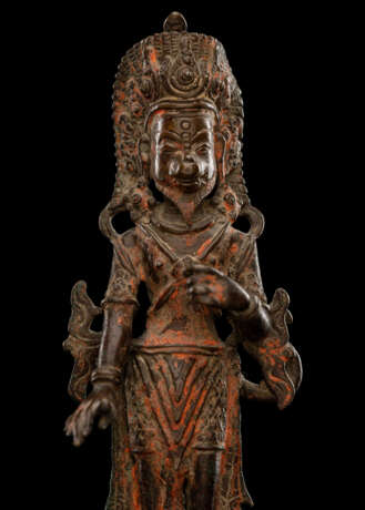 Kupferfigur des Hanuman - photo 4