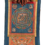 Mandala des Amitayus in Brokatmontierung - photo 2