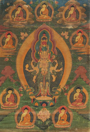Thangka des Buddha Shakyamuni und Thangka des Avalokiteshvara und Shakyamuni - фото 2