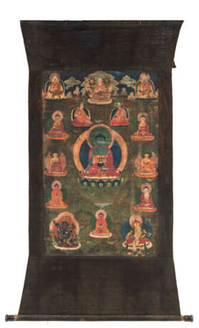 Thangka des Buddha Shakyamuni und Thangka des Avalokiteshvara und Shakyamuni - фото 3