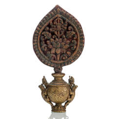Bumpa aus Messing-Bronze mit Holzemblem