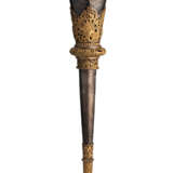 Trompete mit vergoldeter Bronzemontierung und Türkisbesatz, - photo 1