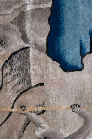 Paotou-Teppich mit Affen - photo 2