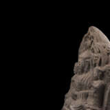 Große und seltene Stele des Buddha Shakyamuni aus Sandstein - Foto 4