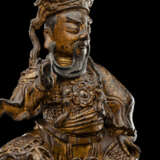 Lackvergoldete Bronze des Guandi - photo 4