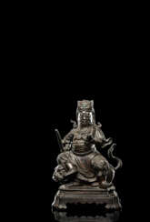 Bronzefigur des Zhao Gongming, der Kampfgott des Reichtums