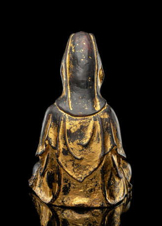 Lackvergoldete Bronze des Guanyin - photo 2