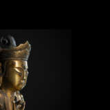 Sehr seltene feuervergoldete Bronze des Buddha - photo 7
