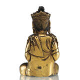 Sehr seltene feuervergoldete Bronze des Buddha - photo 10