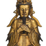Feuervergoldete Bronze der Bixia Yuanjun - фото 2