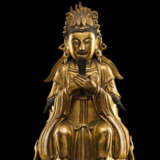Feuervergoldete Bronze der Bixia Yuanjun - фото 5